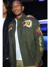 Fast X Tej Parker Ludacris Green Cotton Jacket